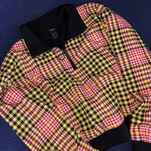 Plaid Windbreaker